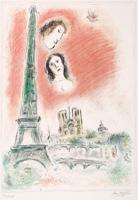 Marc Chagall LE REVE DE PARIS Lithograph - Sold for $23,040 on 02-21-2026 (Lot 115).jpg